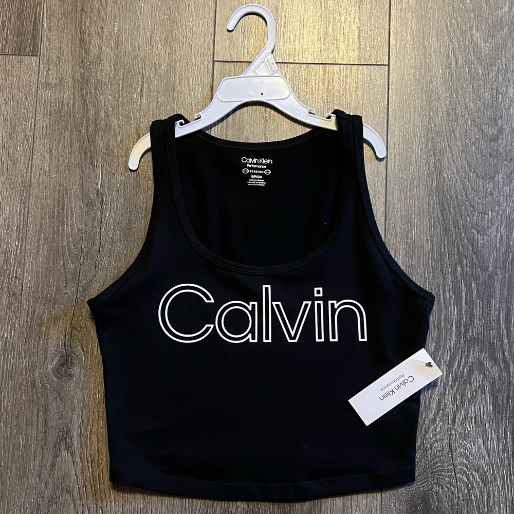 Calvin Klein Performance black tank top. New with tags and in perfect condition.